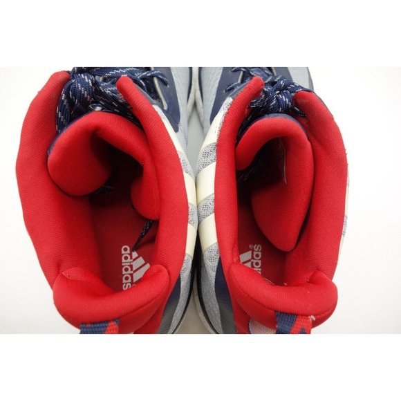 Adidas J Wall C76581 John Wizards Gray Blue High Top Basketball Shoes Men\'s 14